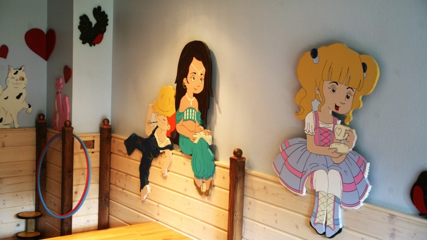 Spielzimmer im Hotel